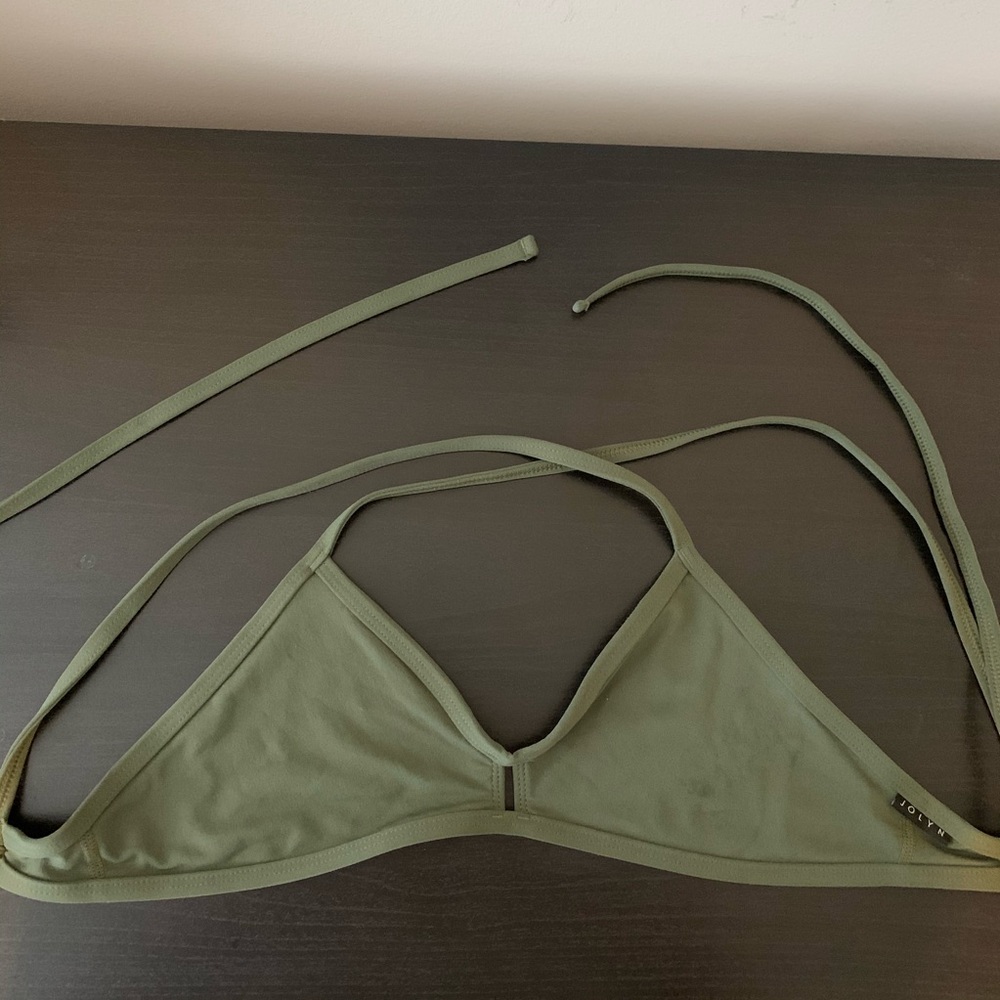 Jolyn Army Green Vent Top